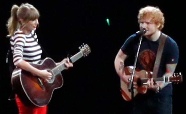 Ed Sheeran and Taylor Swift Ed Sheeran and Taylor Swift