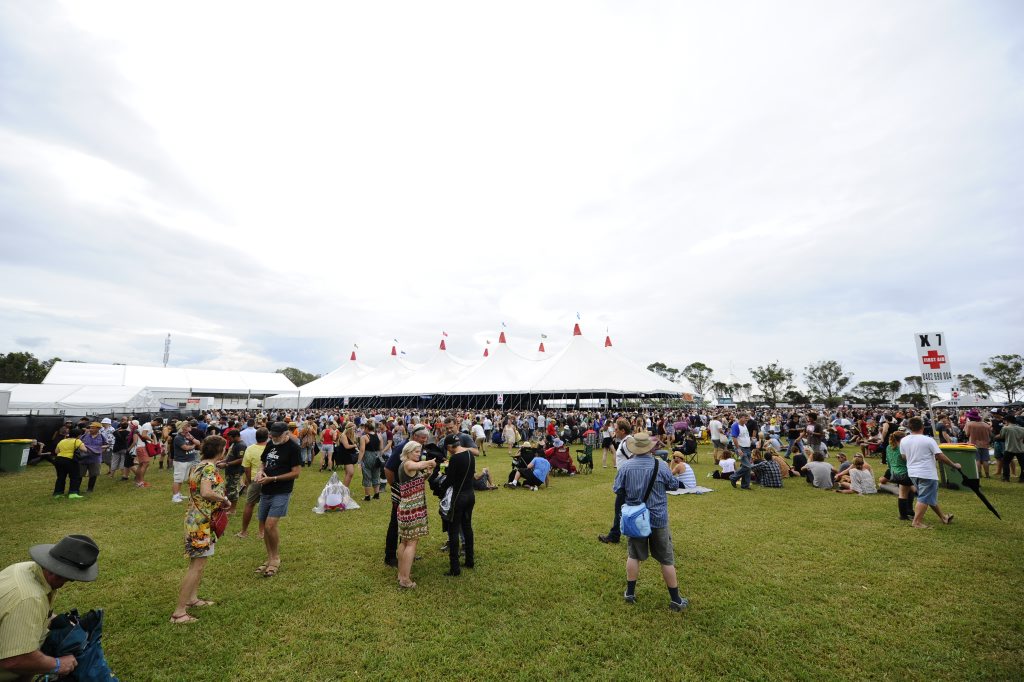 The crowd at Bluesfest 2013. The crowd at Bluesfest 2013.