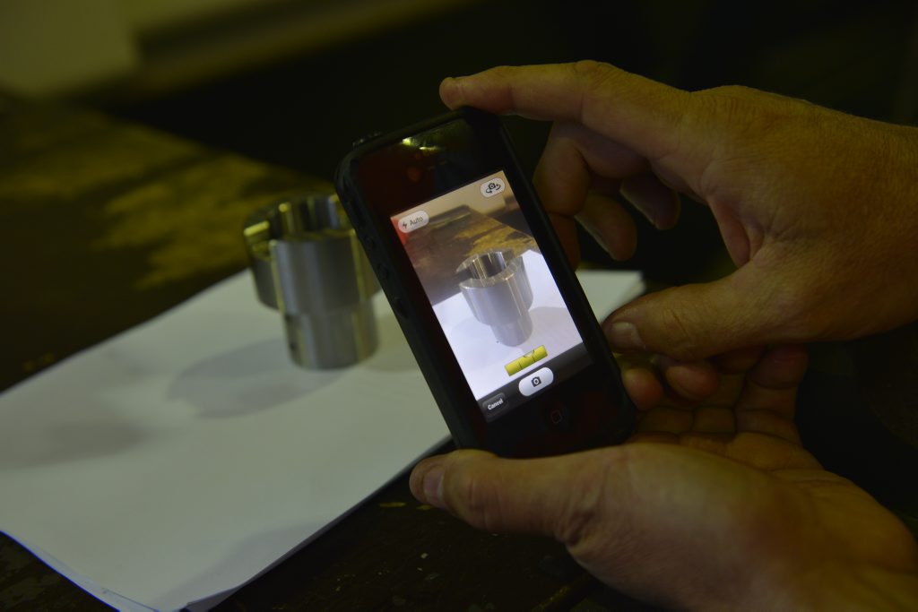 Terry Purcell from Purcell's Engineering, Gladstone, has introduced smartphone apps to his business to streamline processes. Terry Purcell from Purcell's Engineering, Gladstone, has introduced smartphone apps to his business to streamline processes.
