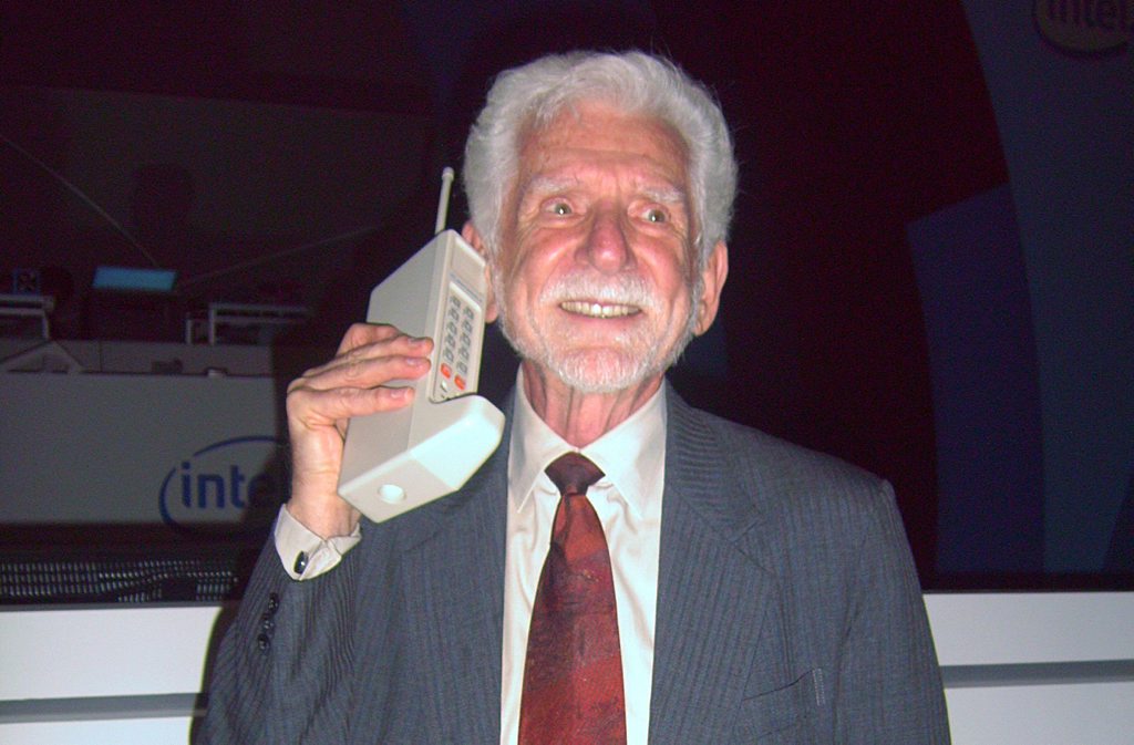 Martin Cooper made history when in April 1973 he made the first phone call from a mobile phone Martin Cooper made history when in April 1973 he made the first phone call from a mobile phone