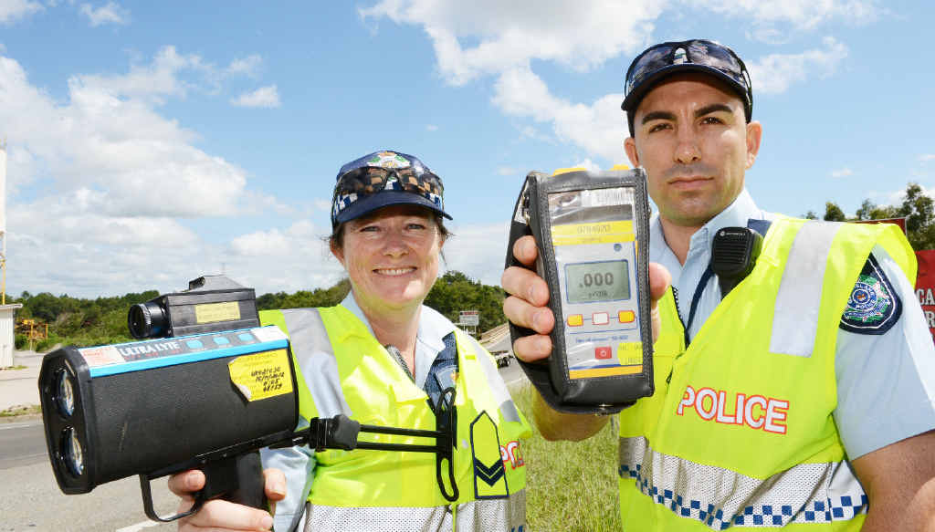 Snr Const Oddette Reid and Const Jeremy Gardiol conduct breath tests, but so far no one has been caught drink-driving. Snr Const Oddette Reid and Const Jeremy Gardiol conduct breath tests, but so far no one has been caught drink-driving.