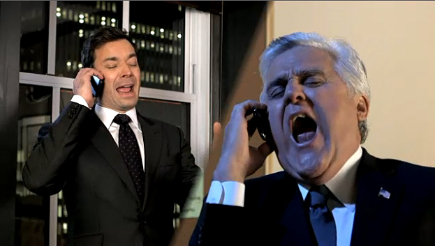 Jimmy Fallon and Jay Leno Jimmy Fallon and Jay Leno