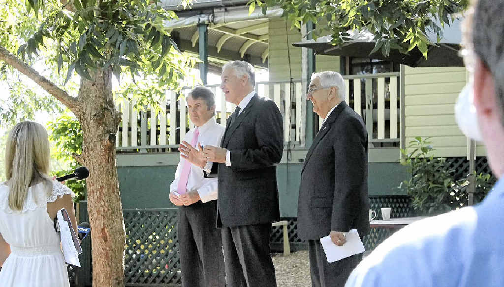 TOURISM PLAN: NSW Minister for Tourism and Major Events, George Souris (centre), announces a $21.6m state-wide package for regional tourism over three years at the Eltham Valley Pantry with the Minister for Local Government and the North Coast, Don Page and Lismore MP Thomas George. TOURISM PLAN: NSW Minister for Tourism and Major Events, George Souris (centre), announces a $21.6m state-wide package for regional tourism over three years at the Eltham Valley Pantry with the Minister for Local Government and the North Coast, Don Page and Lismore MP Thomas George.