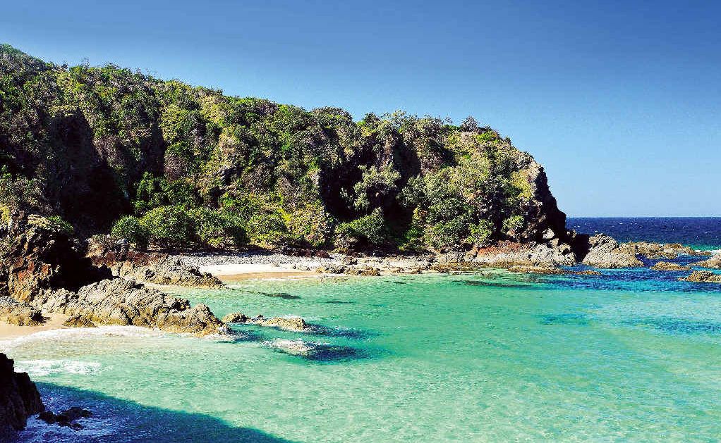 A photo of Whites Beach at Broken Head. A photo of Whites Beach at Broken Head.