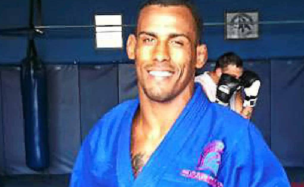 TRAINING: Juliano Pereira Macario at the Ballina gym. TRAINING: Juliano Pereira Macario at the Ballina gym.