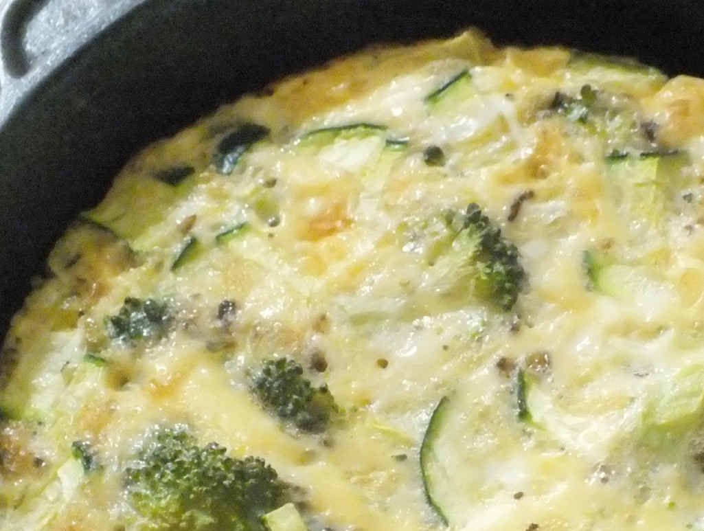 HEALTHY: Tasty vegetable frittata is perfect diet food.