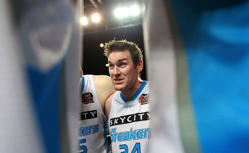 Dillon Boucher of the Breakers speaks to his teammates after victory during game two of the NBL Semi Final series between the Sydney Kings and the New Zealand Breakers at Sydney Entertainment Centre on April 1, 2013 in Sydney, Australia. Dillon Boucher of the Breakers speaks to his teammates after victory during game two of the NBL Semi Final series between the Sydney Kings and the New Zealand Breakers at Sydney Entertainment Centre on April 1, 2013 in Sydney, Australia.