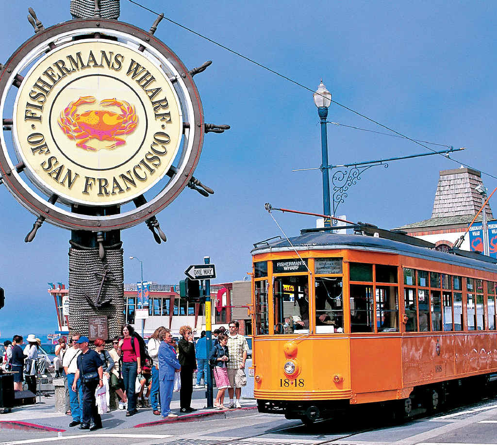 San Francisco's famous Fisherman's Wharf precinct. San Francisco's famous Fisherman's Wharf precinct.