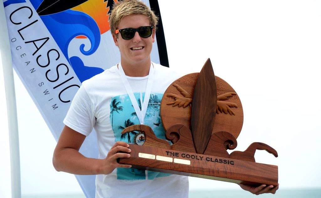 Mens Winner of the Cooly Classic swim Marcus Hall. Mens Winner of the Cooly Classic swim Marcus Hall.