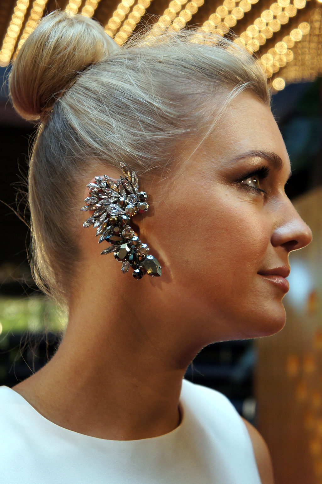 A statement ear cuff. A statement ear cuff.