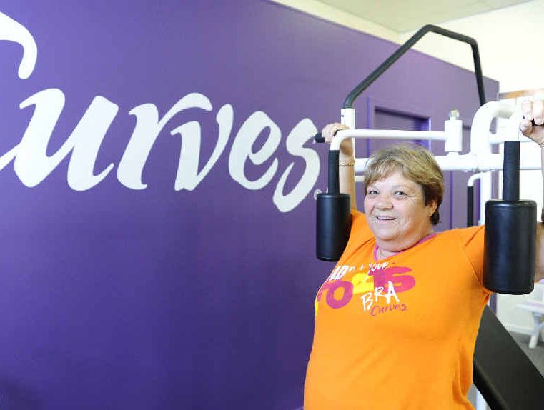 OVER THE MOON: New Curves Grafton owner Maria Russ has introduced new equipment to the Pound St gym. Photo: JoJo Newby