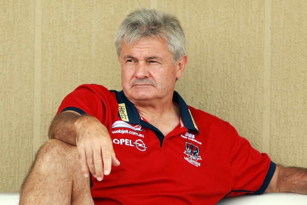 Neil Craig of the Demons looks on during the round two AFL NAB Cup match between the Port Adelaide Power and the Melbourne Demons at Renmark Oval on March 3, 2013 in Renmark, Australia. Neil Craig of the Demons looks on during the round two AFL NAB Cup match between the Port Adelaide Power and the Melbourne Demons at Renmark Oval on March 3, 2013 in Renmark, Australia.