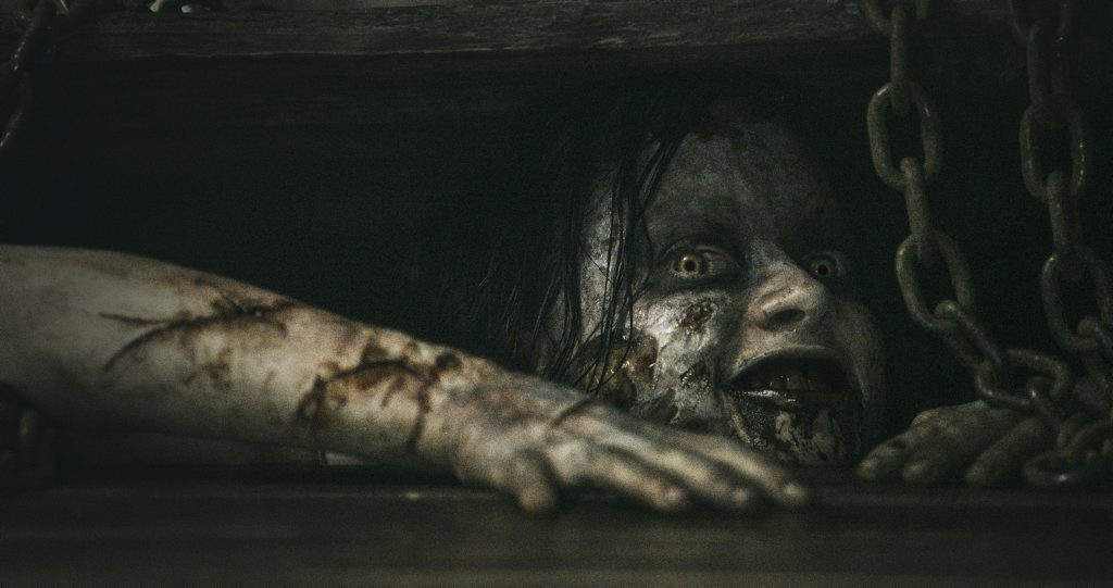 Jane Levy in a scene from the movie Evil Dead. Jane Levy in a scene from the movie Evil Dead.