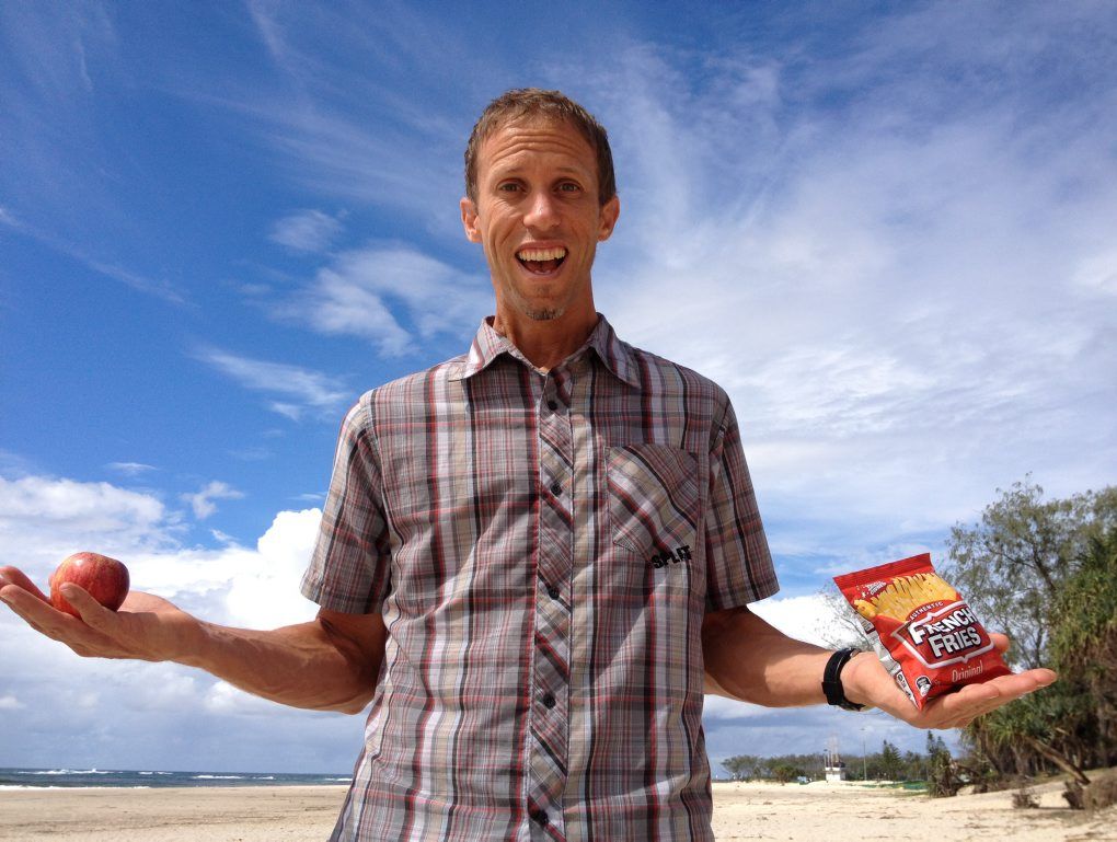 Event organiser Matthew Parra was excited to discuss life balance at the Health and Wellness expo at South Tweed.
