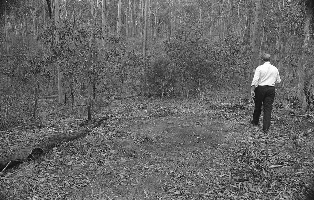 Historic: Crime: Murder Police continue their investigations in July 1976 where the bodies of missing Sydney nurses Lorraine Wilson and Wendy Evans were discovered. Photo Chronicle Archives Published July 1974, Q609. Historic: Crime: Murder Police continue their investigations in July 1976 where the bodies of missing Sydney nurses Lorraine Wilson and Wendy Evans were discovered. Photo Chronicle Archives Published July 1974, Q609.