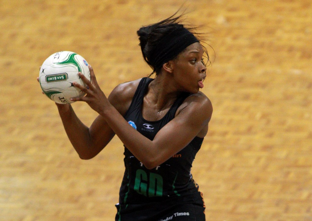 Eboni Beckford-Chambers of the West Coast Fever. Eboni Beckford-Chambers of the West Coast Fever.