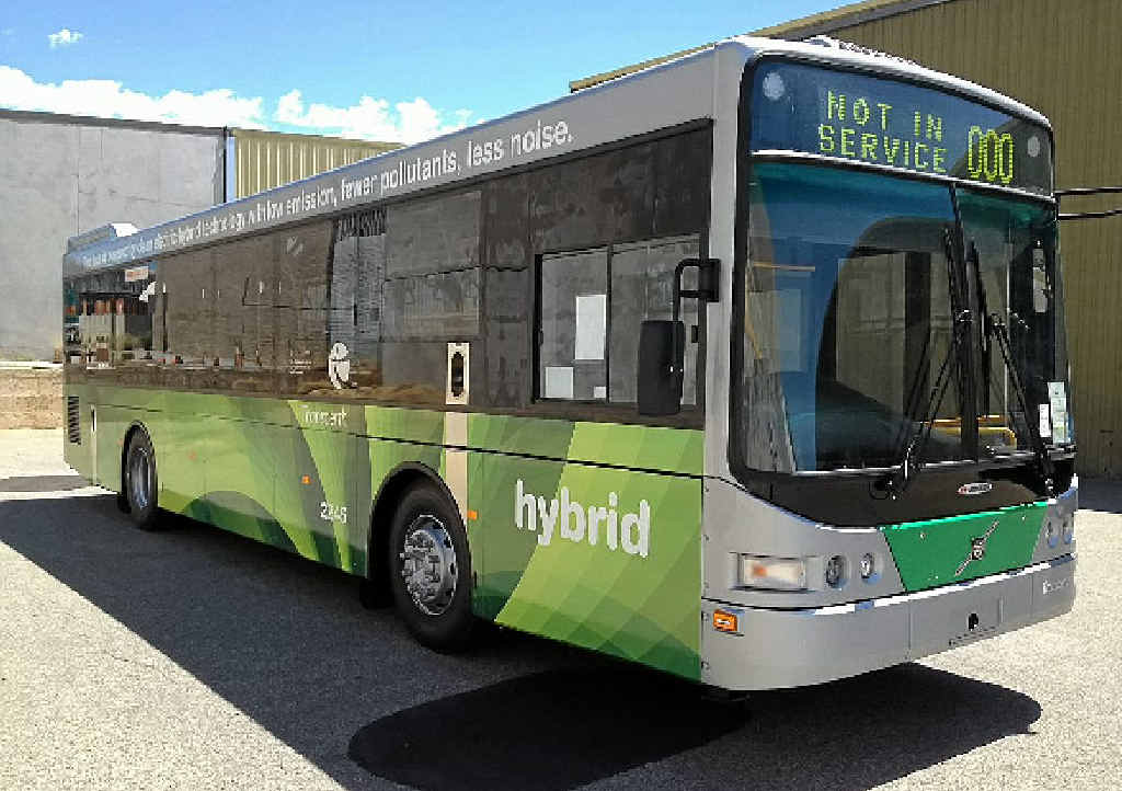 PILOT PROJECT: The Public Transport Authority of WA has taken on a Volvo diesel electric hybrid for a 12-month trial. PILOT PROJECT: The Public Transport Authority of WA has taken on a Volvo diesel electric hybrid for a 12-month trial.