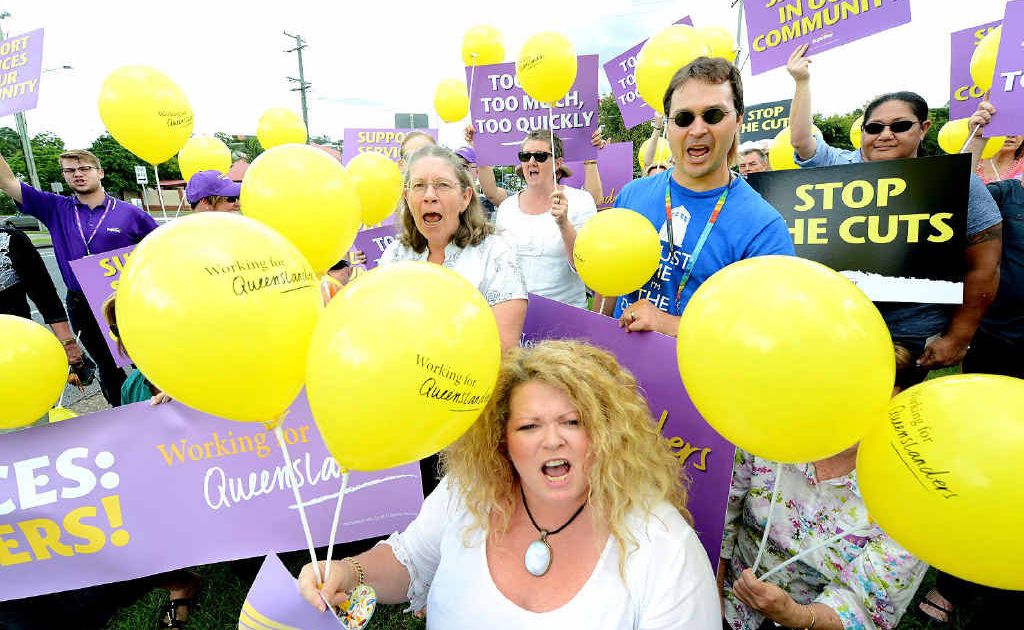 Australians are prepared to fight for these disabled, as this Ipswich rally showed. Australians are prepared to fight for these disabled, as this Ipswich rally showed.