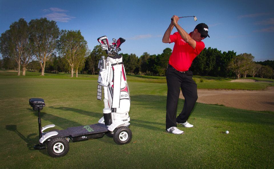 Sunshine Coast based PGA Professional Darrell Dalton the Golf Skate Caddy. Sunshine Coast based PGA Professional Darrell Dalton the Golf Skate Caddy.