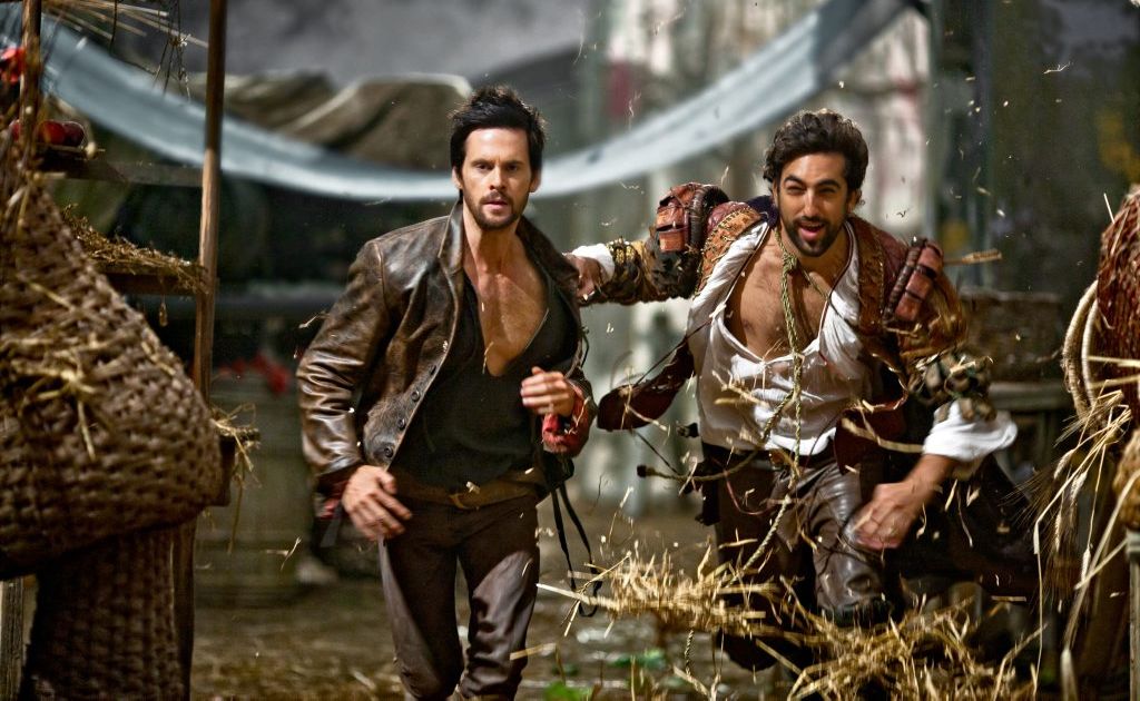 Tom Riley, left, and Gregg Chillin in a scene from the TV series Da Vinci's Demons. Tom Riley, left, and Gregg Chillin in a scene from the TV series Da Vinci's Demons.