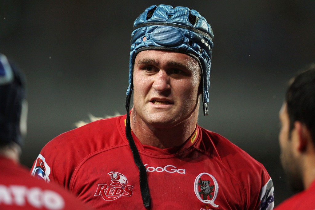 James Horwill of the Queensland Reds. James Horwill of the Queensland Reds.