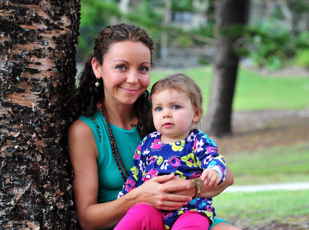 Natalie Banner with her daughter Velvet. Natalie Banner with her daughter Velvet.