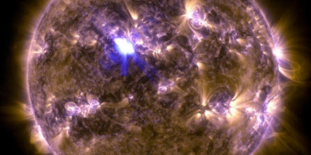 NASA's Solar Dynamics Observatory captured this image of an M6.5 class flare on April 11, 2013. NASA's Solar Dynamics Observatory captured this image of an M6.5 class flare on April 11, 2013.
