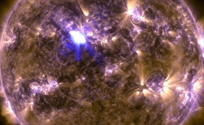 NASA's Solar Dynamics Observatory captured this image of an M6.5 class flare on April 11, 2013. NASA's Solar Dynamics Observatory captured this image of an M6.5 class flare on April 11, 2013.