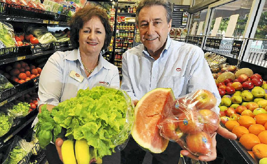 Mel and Gill Luke, owners of Luke's IGA X-press in Buderim, have won the chain's top award. They are taking on the big supermarkets with fresh local produce and good service. Mel and Gill Luke, owners of Luke's IGA X-press in Buderim, have won the chain's top award. They are taking on the big supermarkets with fresh local produce and good service.