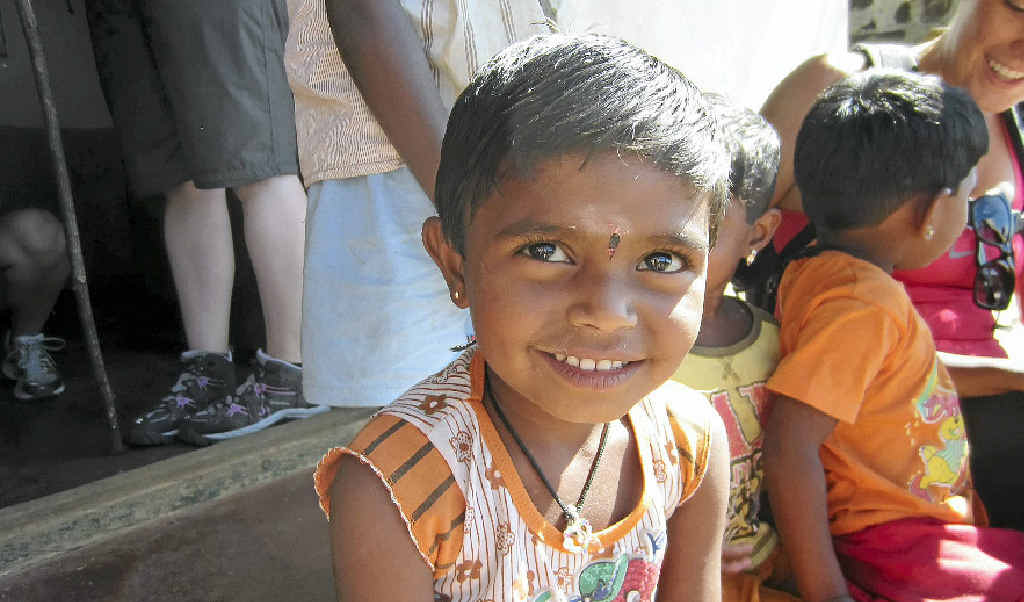 A young Tamil girl in the hill country of Sri Lanka A young Tamil girl in the hill country of Sri Lanka