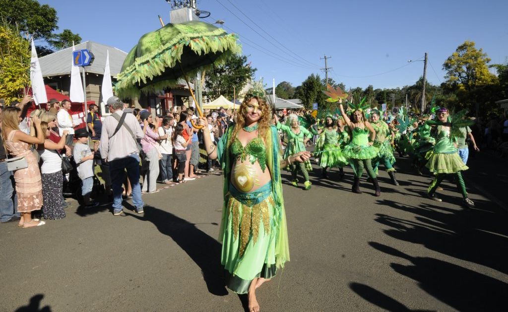 Gunja Queen Jaz Who at the 2012 Mardi Grass parade. Gunja Queen Jaz Who at the 2012 Mardi Grass parade.