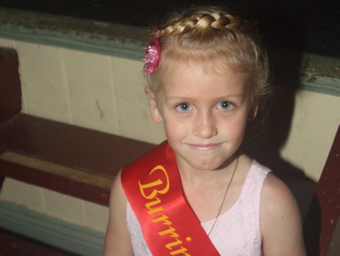 Burringbar Hall; Burringbar Ball: Tiny Tot Miss Bree Keanie from Mooball.