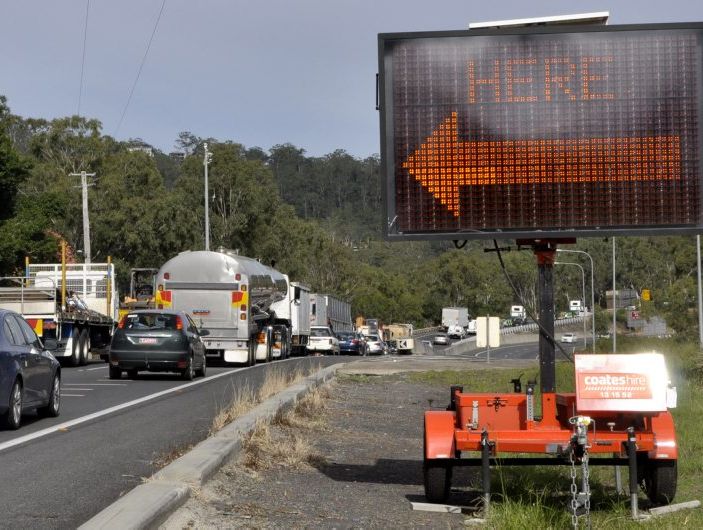 Roadworks are under way on the Toowoomba Range. Roadworks are under way on the Toowoomba Range.