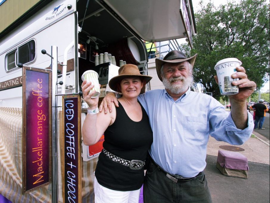 Converted horse float serving coffee a hit at Ulysses AGM