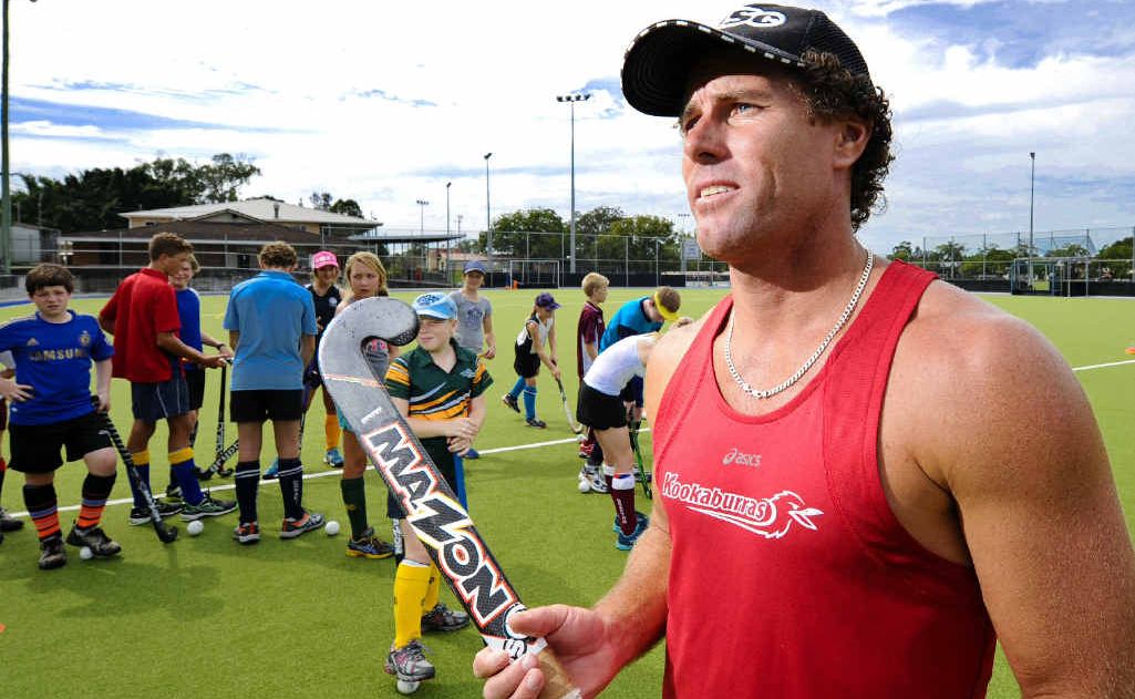 FUTURE STARS: Brent Livermore coaches at the annual Easter Clinic held in Grafton yesterday. Photo: JoJo Newby FUTURE STARS: Brent Livermore coaches at the annual Easter Clinic held in Grafton yesterday. Photo: JoJo Newby