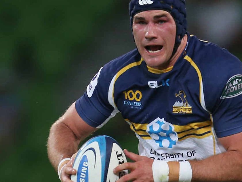Ben Mowen in action for the ACT Brumbies. Ben Mowen in action for the ACT Brumbies.
