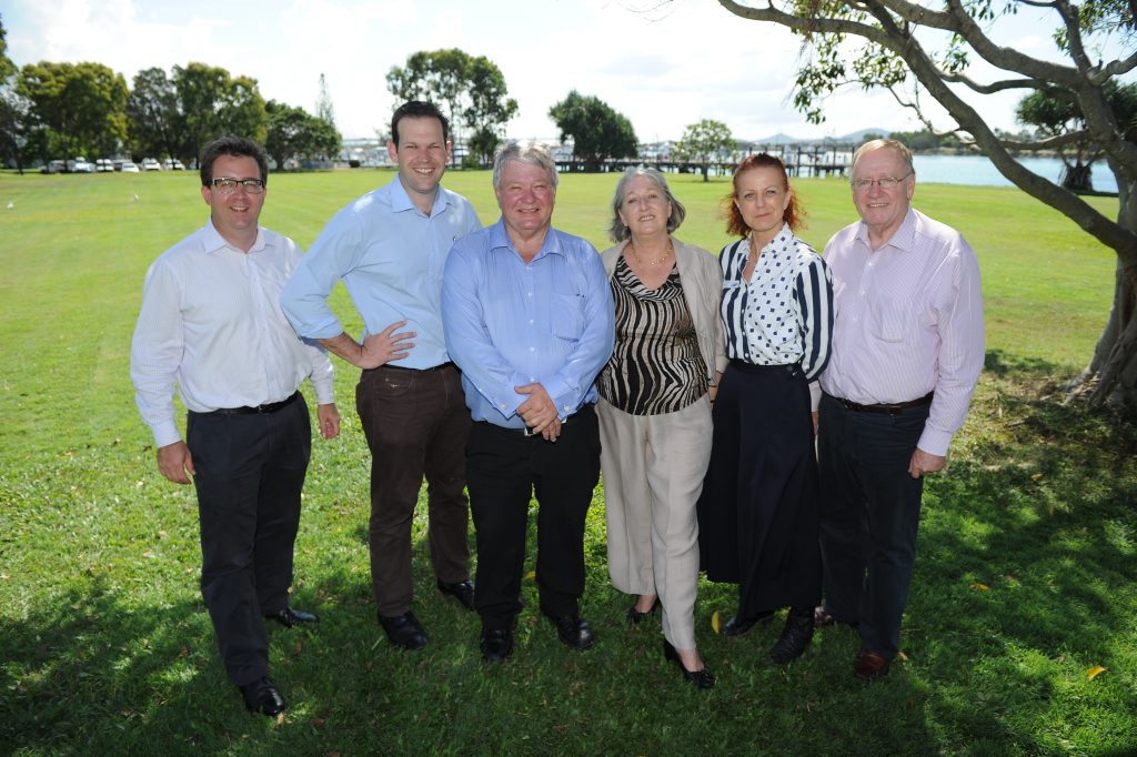 Visiting Gladstone are LNP Senate team members (from left) James McGrath, Matthew Canavan, Federal Member for Flynn Ken O'Dowd, Sue Boyce, Theresa Craig and Ian Macdonald. Visiting Gladstone are LNP Senate team members (from left) James McGrath, Matthew Canavan, Federal Member for Flynn Ken O'Dowd, Sue Boyce, Theresa Craig and Ian Macdonald.