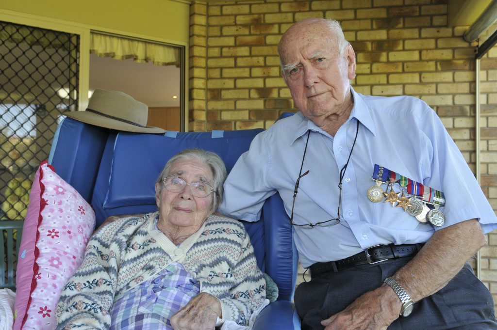 Dr Bob Goodwin with wife Marie, whom he married soon after the end of the Second World War. Dr Bob Goodwin with wife Marie, whom he married soon after the end of the Second World War.