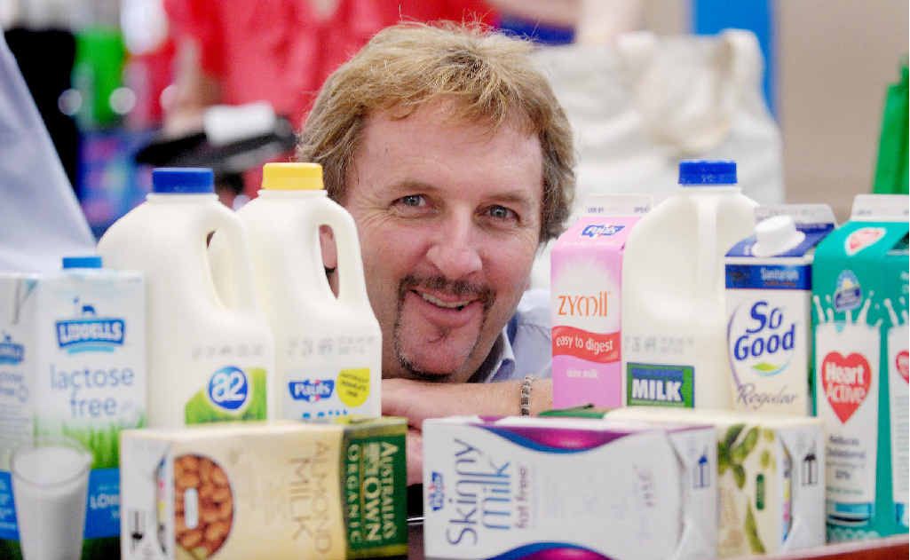 Hattie’s Supa IGA Mackay owner Peter Dawson displays just some of the different types of milk on offer. While the choice has become greater, the prices for most options have dropped. Hattie’s Supa IGA Mackay owner Peter Dawson displays just some of the different types of milk on offer. While the choice has become greater, the prices for most options have dropped.