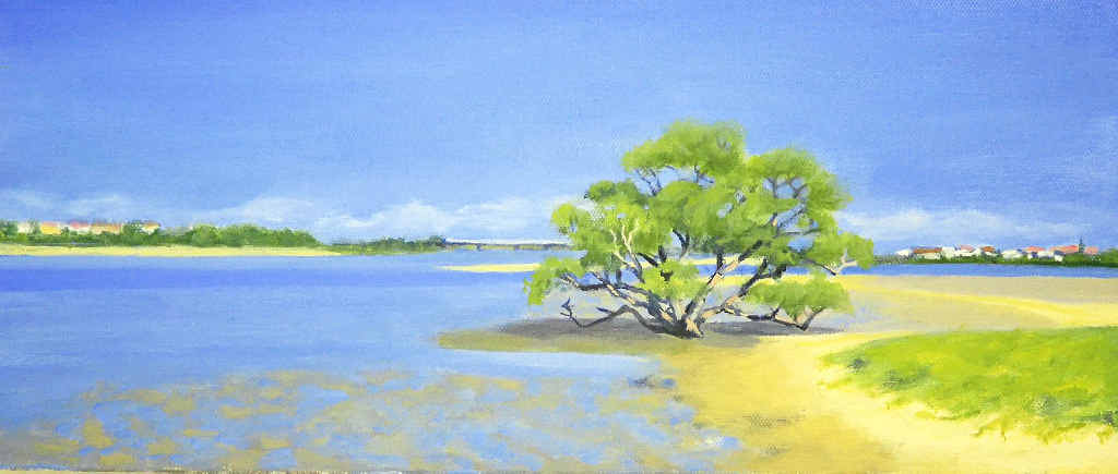 SEE IT: “North Creek” by Betty Stephens. SEE IT: “North Creek” by Betty Stephens.