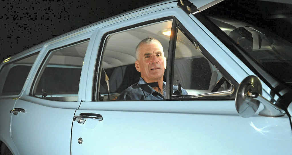 TRUE BLUE: Kevin Kuhl and his blue Cambridge Holden Belmont HK 1969 station wagon. TRUE BLUE: Kevin Kuhl and his blue Cambridge Holden Belmont HK 1969 station wagon.