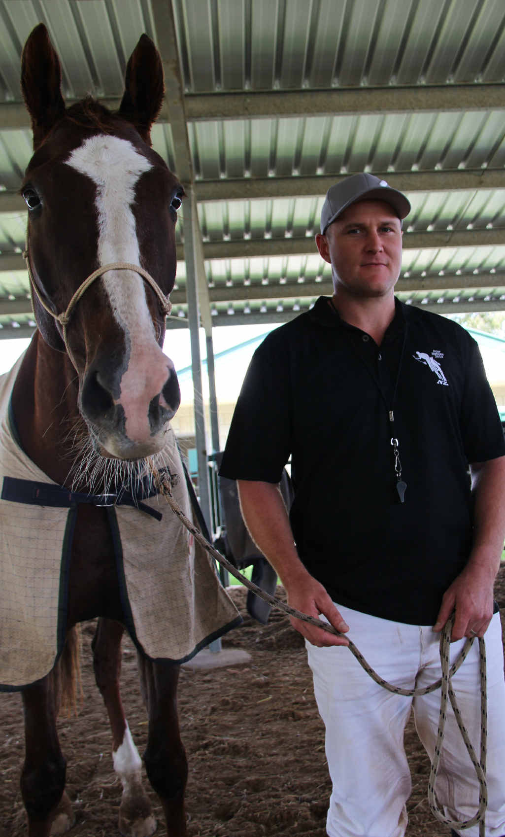 Reagan Gloyn is on exchange from New Zealand as an umpire for the Barastock Inter-State Polocrosse this weekend.