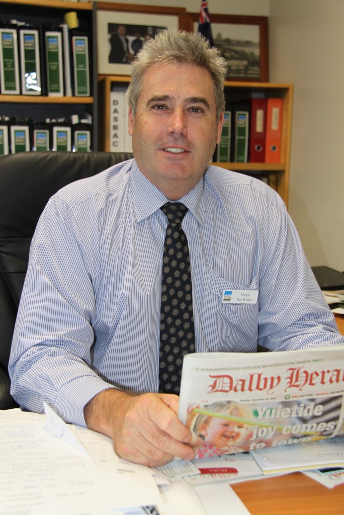 Western Downs mayor Ray Brown. Western Downs mayor Ray Brown.