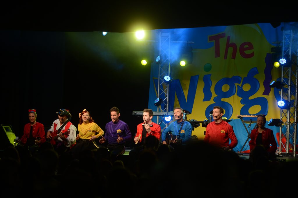 Wiggles perform live at the Gladstone Entertainment Centre.