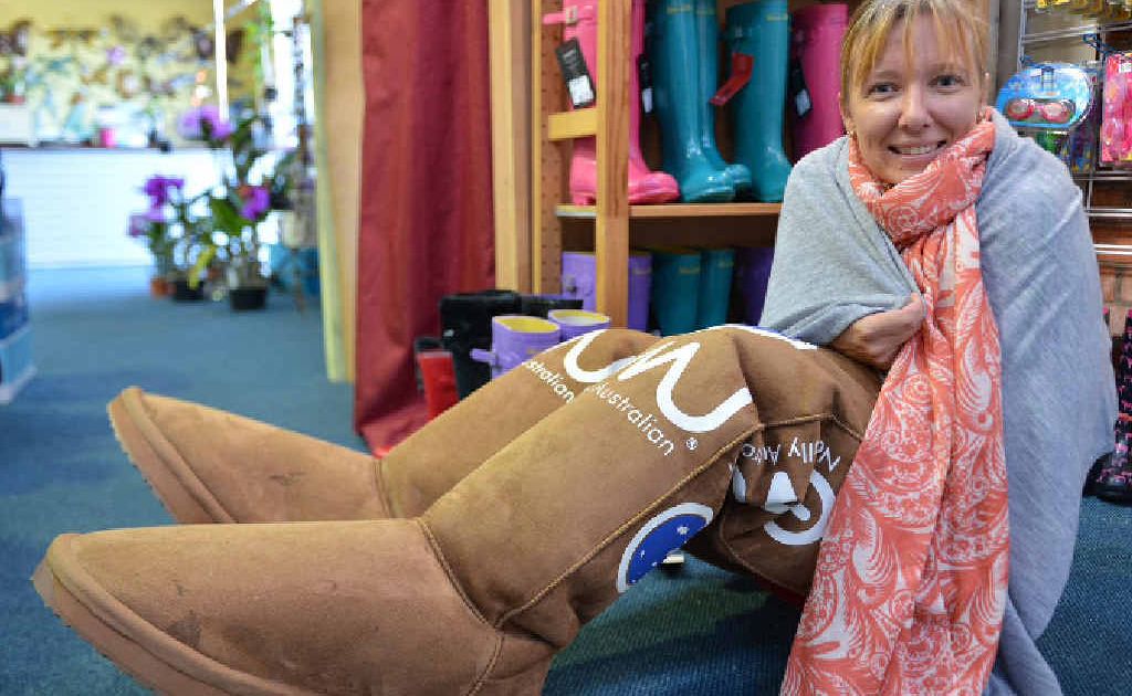 Gympie businesswoman Melissa Morley had just the right gear to rug up against the cooler weather on Sunday morning when the mercury plunged to almost six degrees. Gympie businesswoman Melissa Morley had just the right gear to rug up against the cooler weather on Sunday morning when the mercury plunged to almost six degrees.