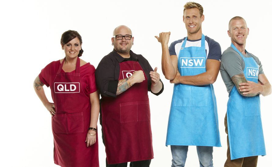 Dan and Steph, left, were too good for Luke and Scott. Dan and Steph, left, were too good for Luke and Scott.