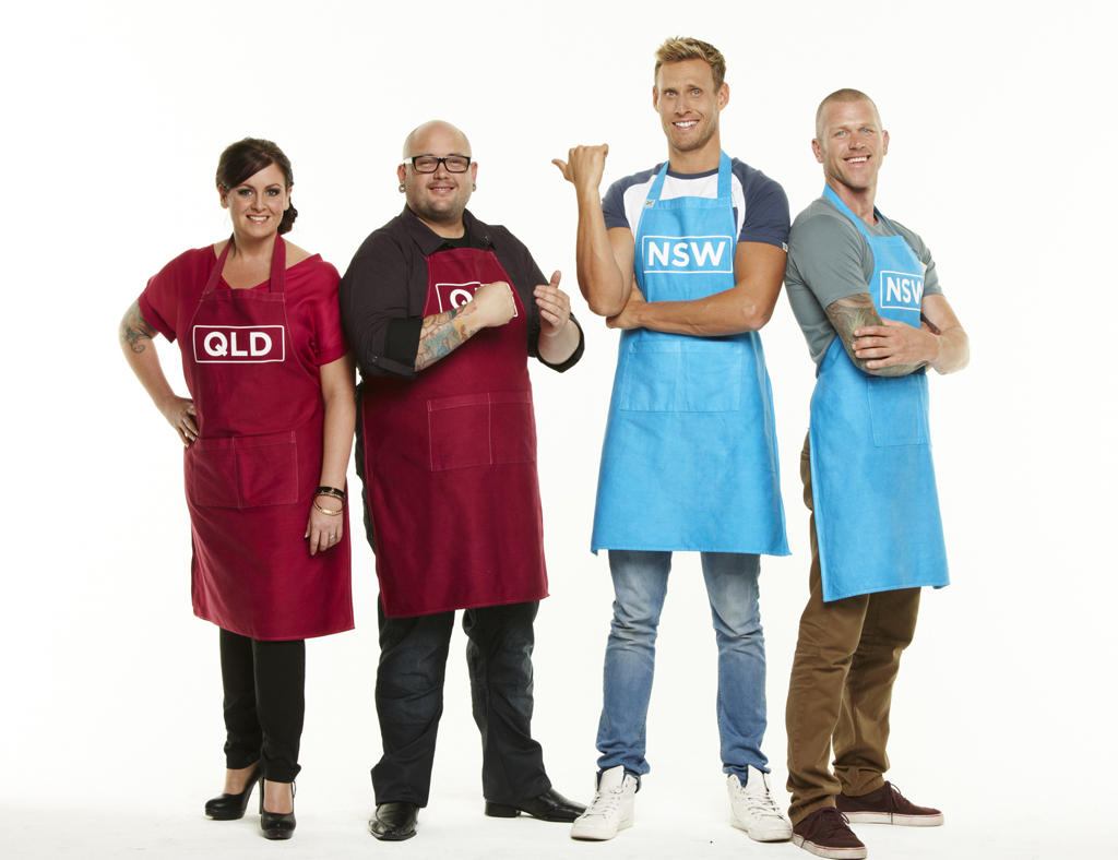 Dan and Steph, left, were too good for Luke and Scott. Dan and Steph, left, were too good for Luke and Scott.