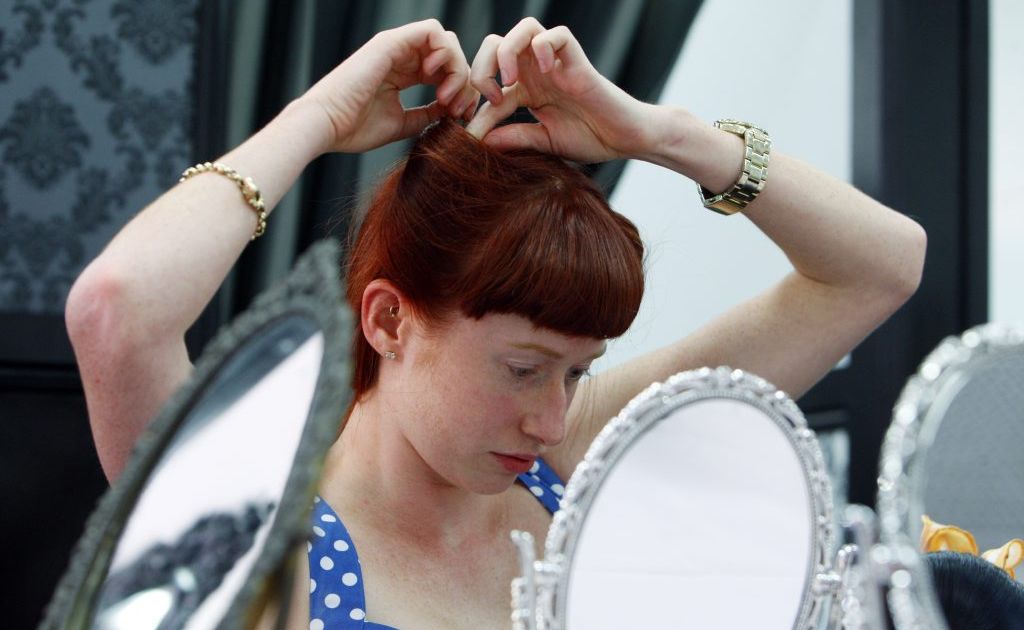 Ipswich women learn about vintage hair and make-up styles from The Bombshell Burlesque and Beauty Academy. Ipswich women learn about vintage hair and make-up styles from The Bombshell Burlesque and Beauty Academy.