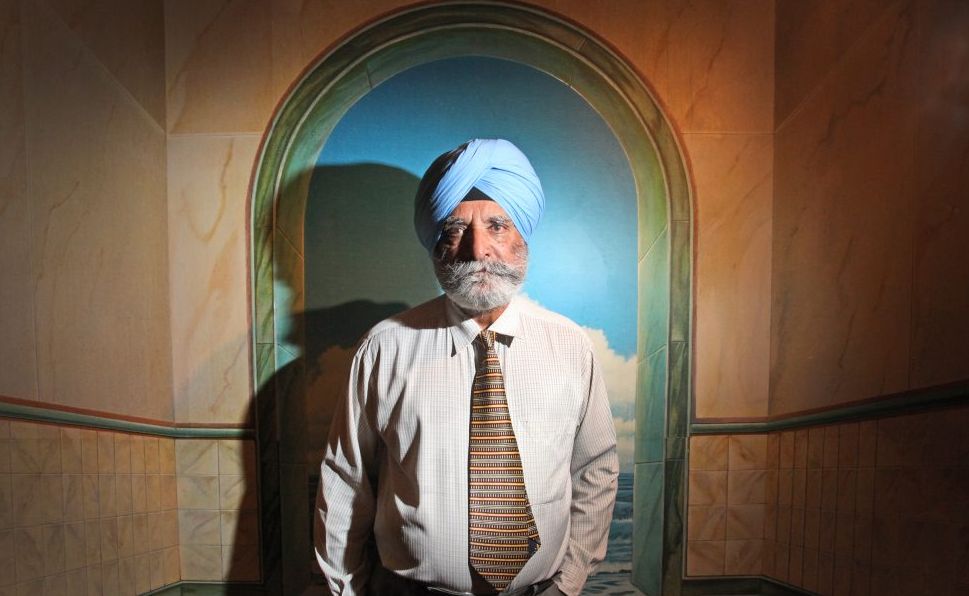 Resham Singh supports an exemption on wearing of bike helmets on religious grounds.. Resham Singh supports an exemption on wearing of bike helmets on religious grounds..