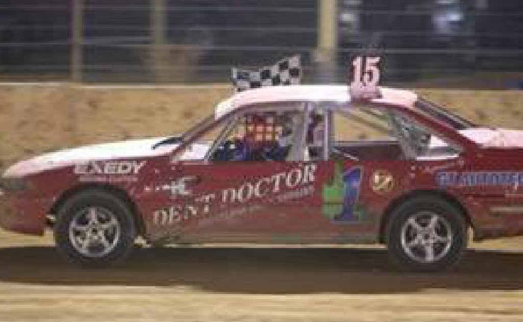 Gympie’s Tim Atkin racing to victory at the weekend’s Victorian production sedan titles. Gympie’s Tim Atkin racing to victory at the weekend’s Victorian production sedan titles.